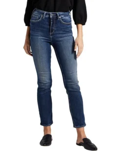 Silver Jeans Co. Infinite Fit High-Rise Straight Leg Jeans L88410INF339