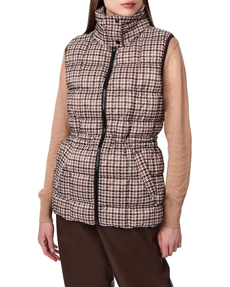 Bernardo Fashions Houndstooth Anorak Vest